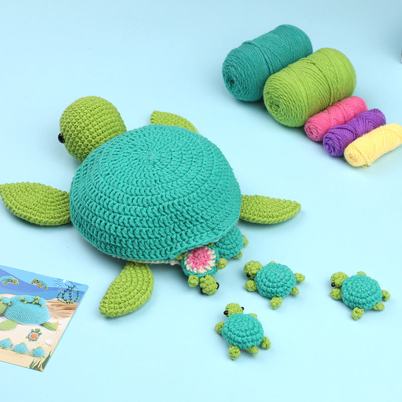Children's Educational Memory Turtle Crochet Material Package