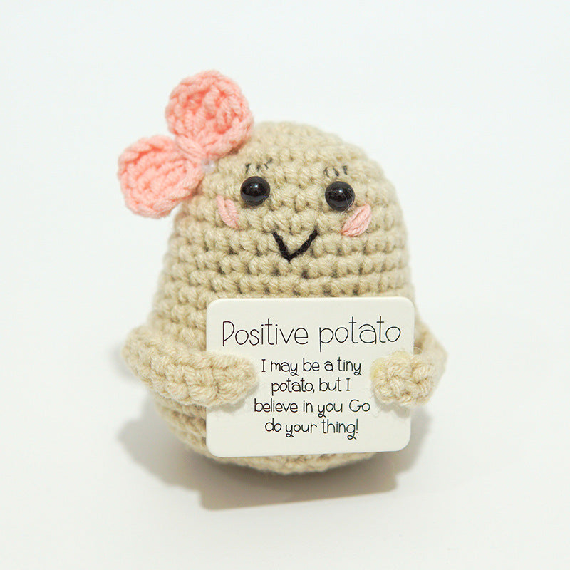 Cute Wool Hand Woven Doll