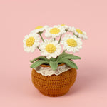 Finished Handmade Wool Woven Home Decoration Tulip Potted Plant