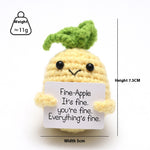Wool Crocheted Positive Energy Potato Facial Expression Package Wool Fruit