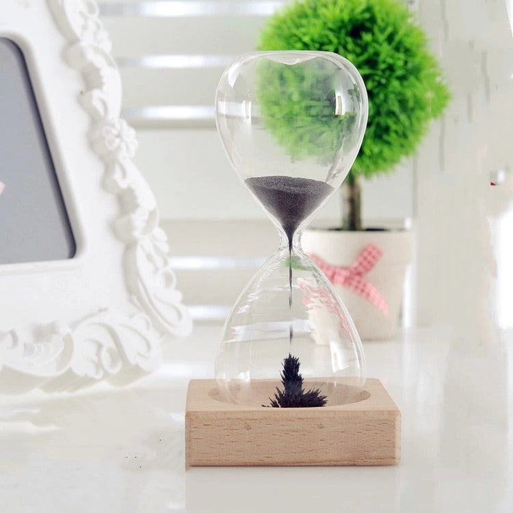Creative Glass Magnet Magnetic Hourglass