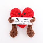 Wool Crocheted Positive Energy Potato Facial Expression Package Wool Fruit