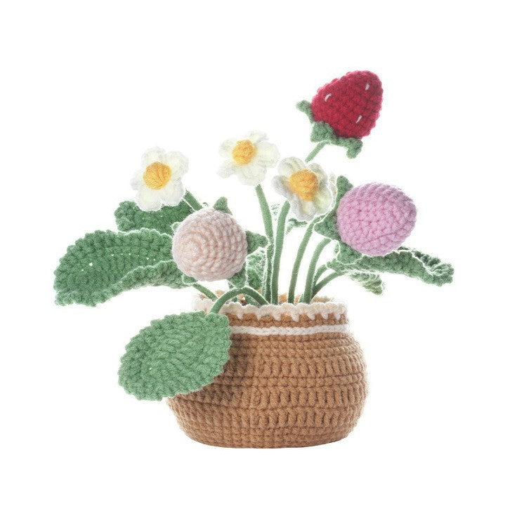 Handmade Woven Doll Crochet Material Bag