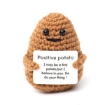 Wool Crocheted Positive Energy Potato Facial Expression Package Wool Fruit