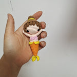 Hand Woven Pendant Finished Wool Doll