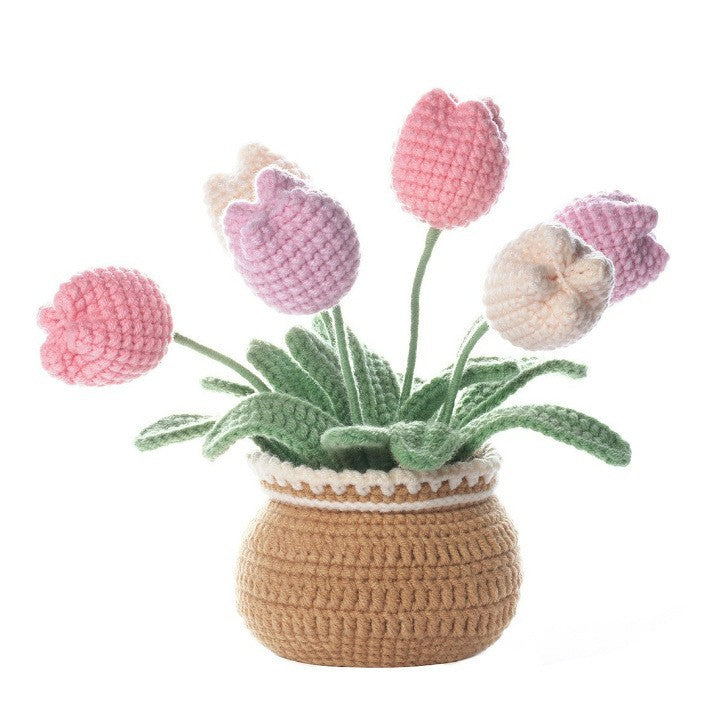 Handmade Woven Doll Crochet Material Bag