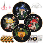 Mushroom Pumpkin Handmade Embroidery Material Package