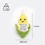 Wool Crocheted Positive Energy Potato Facial Expression Package Wool Fruit