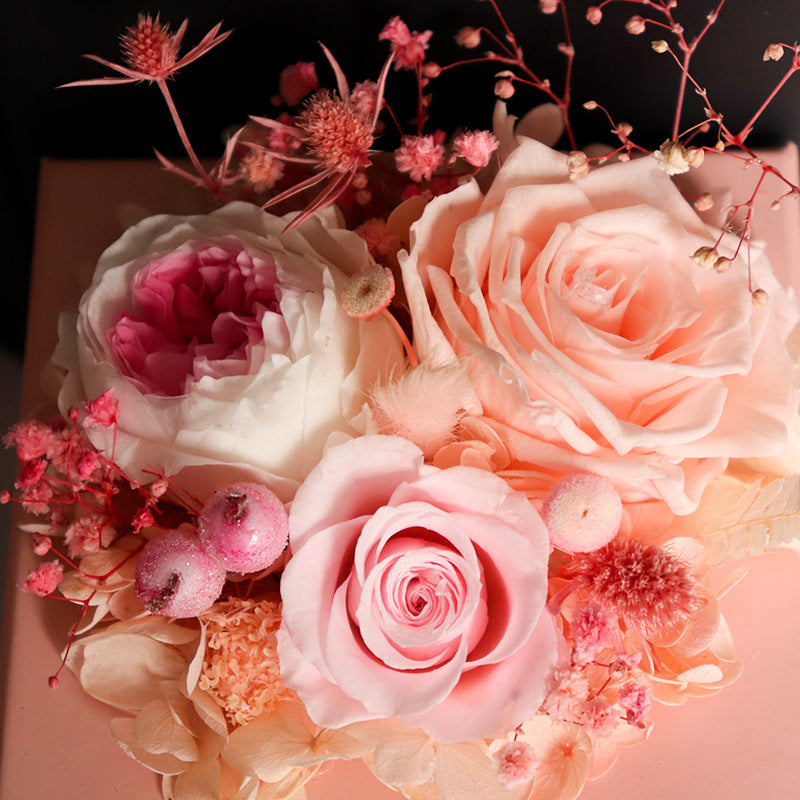 Preserved Rose & Carnation Gift Box for Mother's Day – Eternal Flower Gift