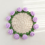 Handmade Diy Woven Bouquet Coaster