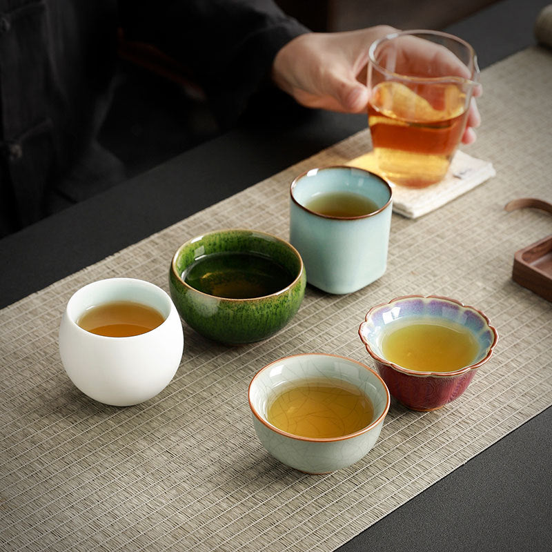 Five Famous Kiln Tea Set Suit Creative Gift