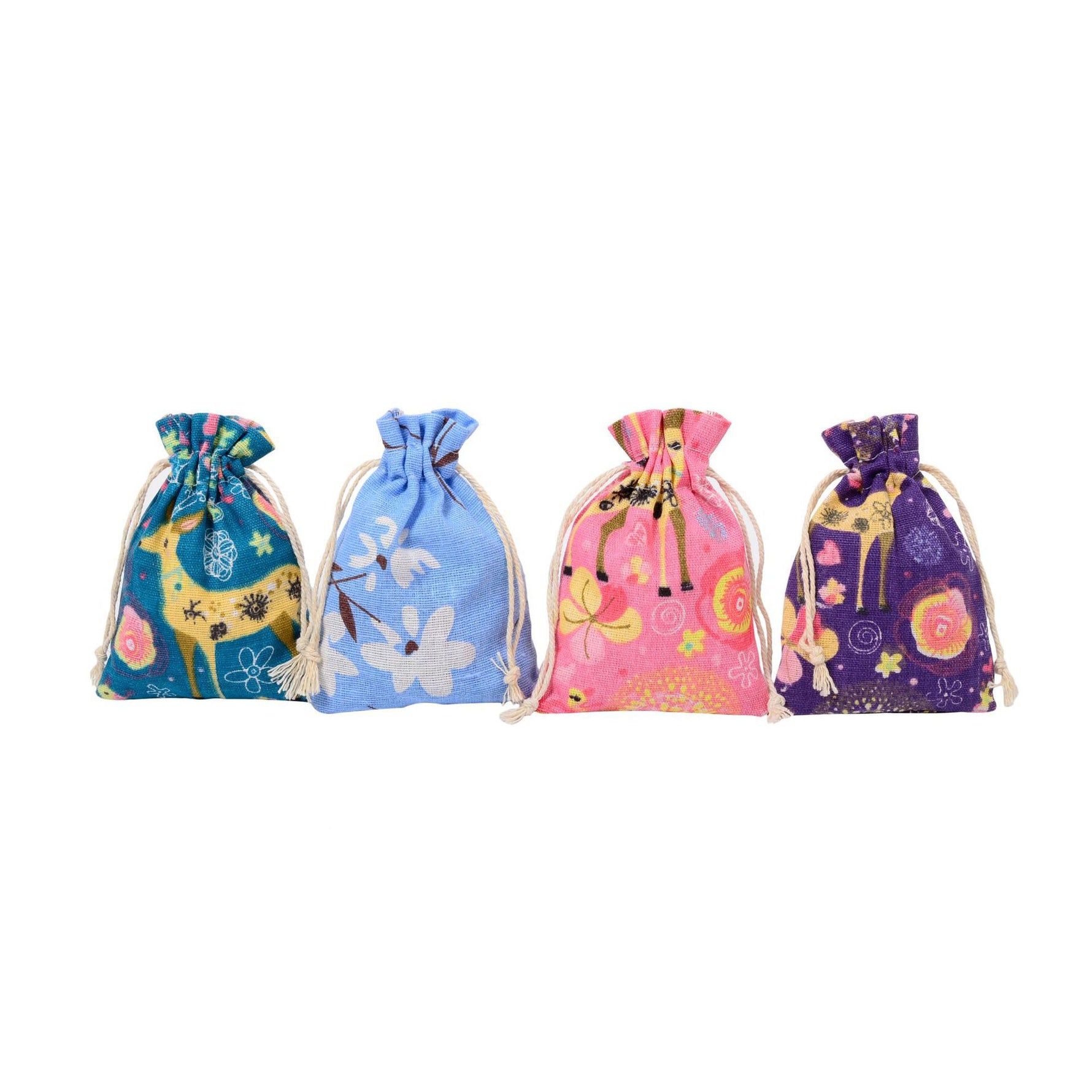 4-color Suit Christmas Fawn Cotton Gift Bag