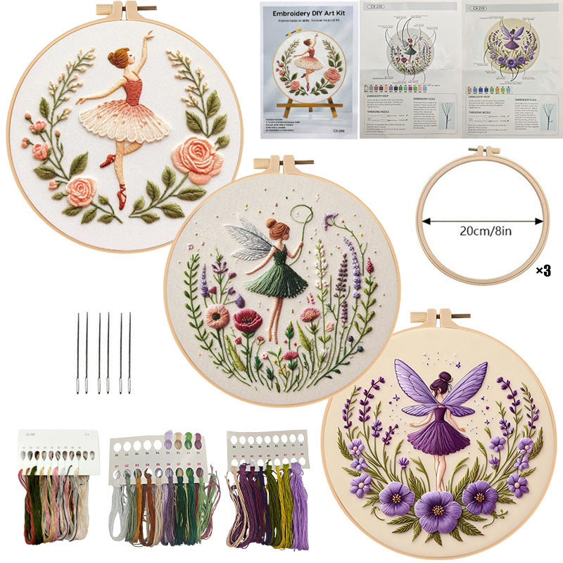Embroidery Kit Material Package English Needle