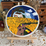 Home Fashion Simple Hand Embroidery Material Package