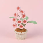 Finished Handmade Wool Woven Home Decoration Tulip Potted Plant