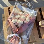 Lamb Simulation Bouquet Handmade Diy Knitting Crochet Material Bag