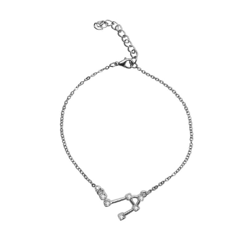 Zodiac Bracelet Crystal Bracelet Lady Gift