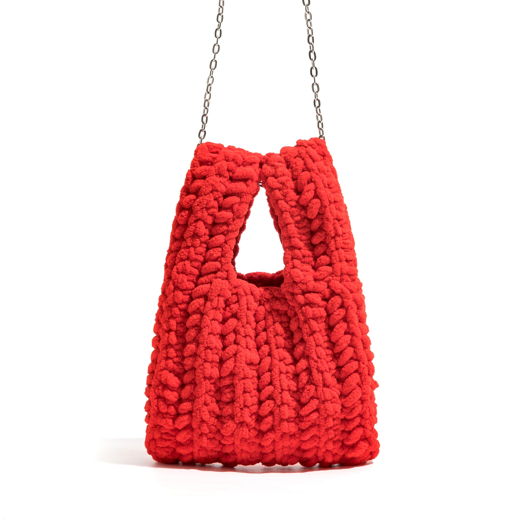 Diy Hand Woven Chain Messenger Bag