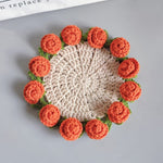 Handmade Diy Woven Bouquet Coaster