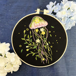 Marine Embroidery Jellyfish Pendant Material Package
