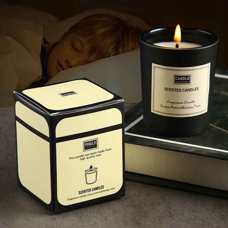 Glass Jar Soy Wax Gift Set Essential Oil Creative Home Decor Smoke-free Aromatherapy Ornament