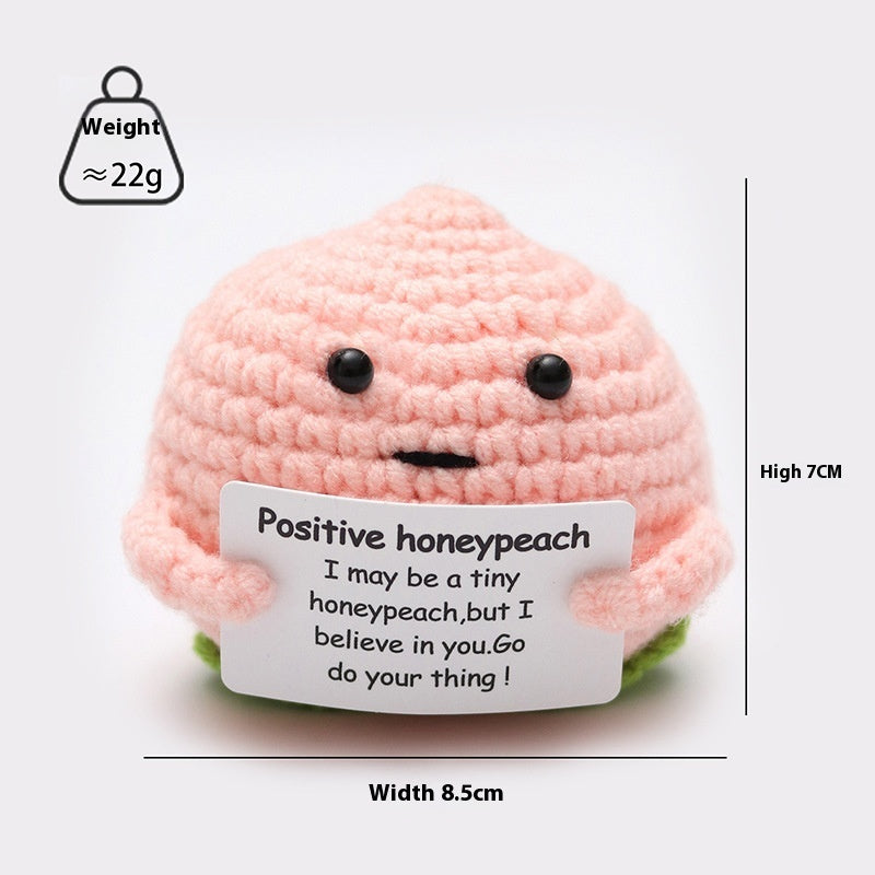 Wool Crocheted Positive Energy Potato Facial Expression Package Wool Fruit
