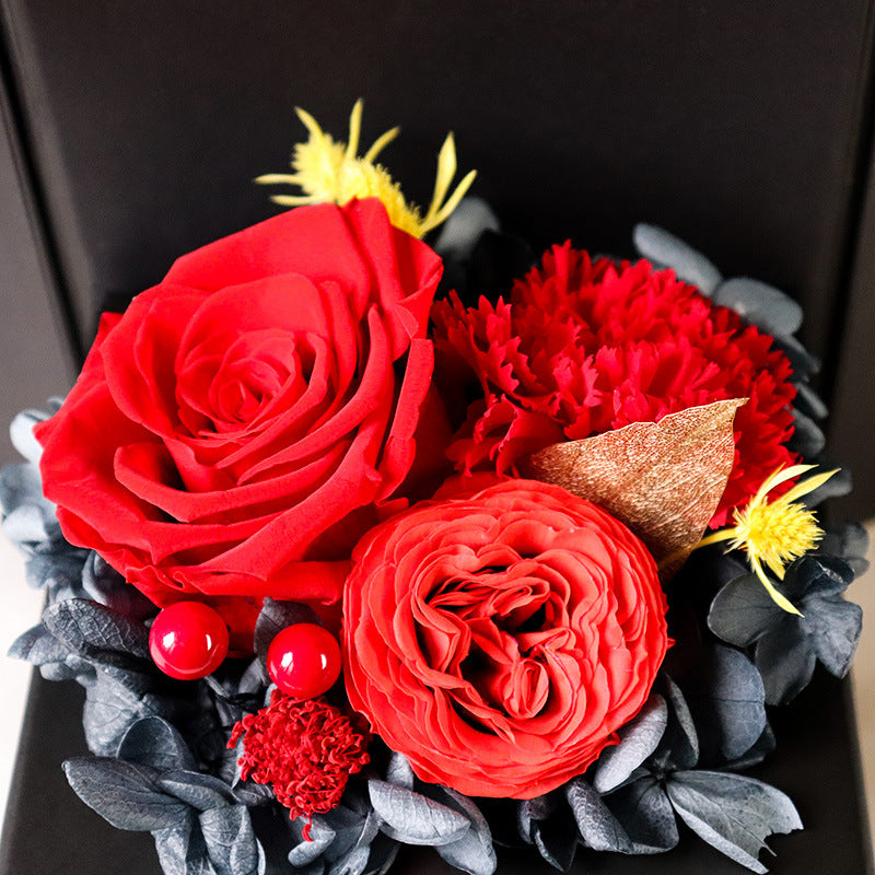 Preserved Rose & Carnation Gift Box for Mother's Day – Eternal Flower Gift