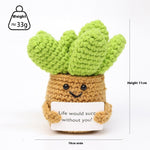 Wool Crocheted Positive Energy Potato Facial Expression Package Wool Fruit