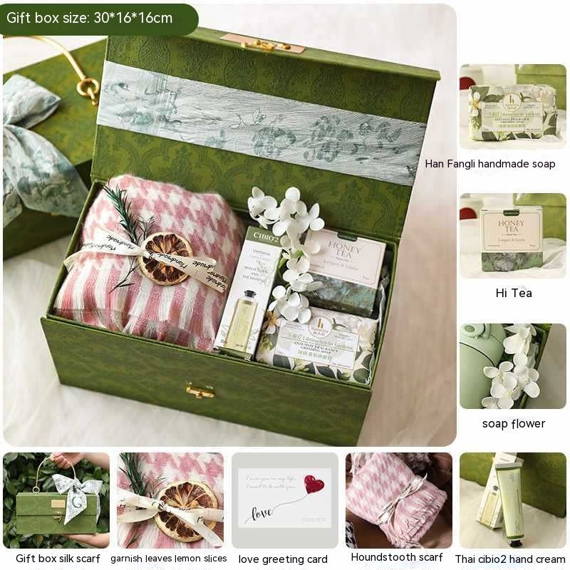 Gift For Girlfriend Niche Winter Scarf Gift Box