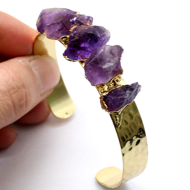 Amorphous Amethyst Bracelet Crystal