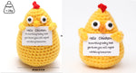 Wool Crocheted Positive Energy Potato Facial Expression Package Wool Fruit