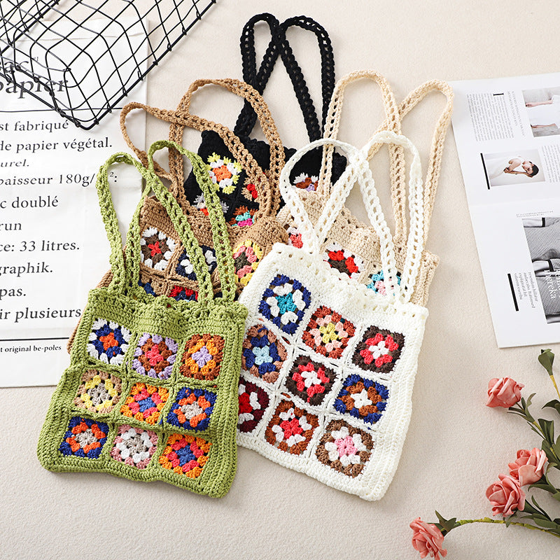 Hand-woven Bag Grandmother's Pocket Wool