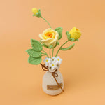 Finished Handmade Wool Woven Home Decoration Tulip Potted Plant