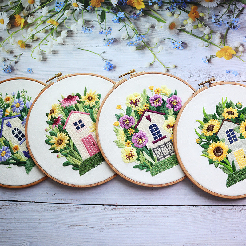 Handmade Embroidery Diy Material Bag