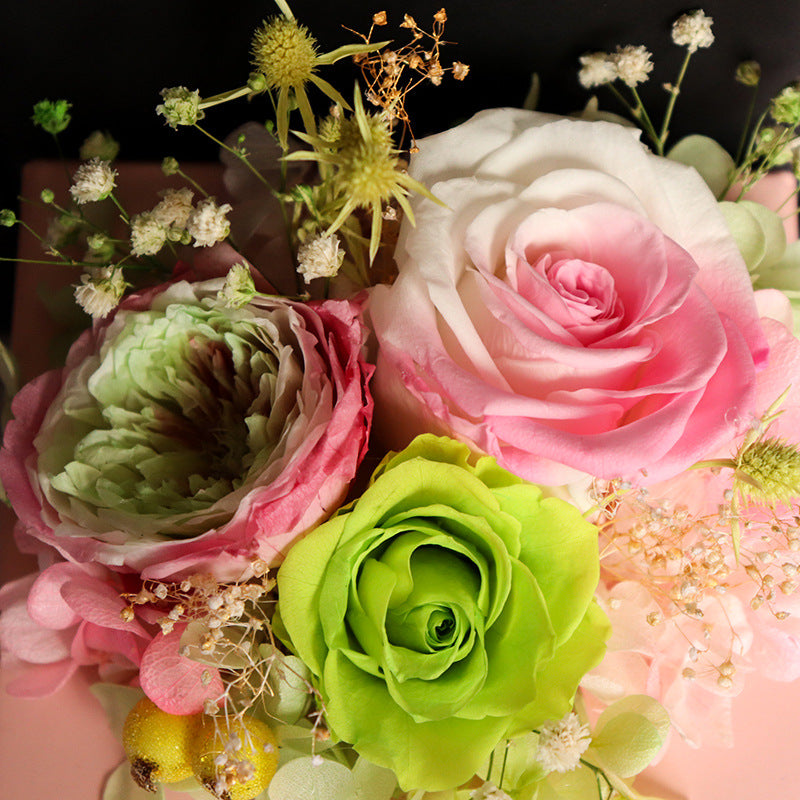 Preserved Rose & Carnation Gift Box for Mother's Day – Eternal Flower Gift