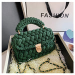 Homemade Diy Material Crochet Hand Messenger Bag