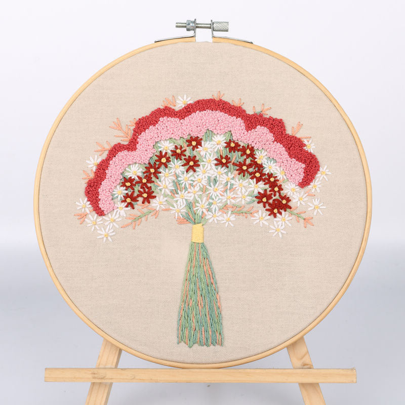 Handmade Embroidery Material Package Original Bouquet
