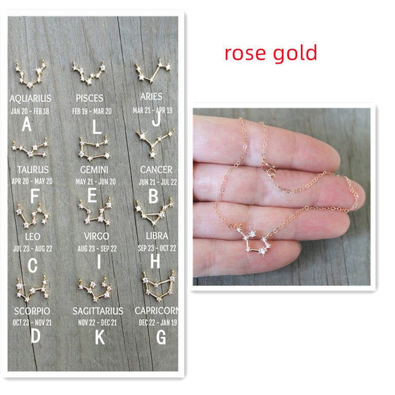 Zodiac Bracelet Crystal Bracelet Lady Gift