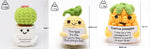 Wool Crocheted Positive Energy Potato Facial Expression Package Wool Fruit