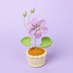 Finished Handmade Wool Woven Home Decoration Tulip Potted Plant