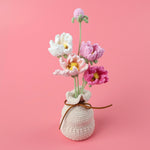 Finished Handmade Wool Woven Home Decoration Tulip Potted Plant