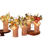 DIY Hand-woven Knitted Flower Decorations