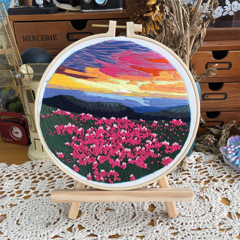 Home Fashion Simple Hand Embroidery Material Package