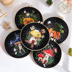 Mushroom Pumpkin Handmade Embroidery Material Package