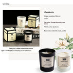Glass Jar Soy Wax Gift Set Essential Oil Creative Home Decor Smoke-free Aromatherapy Ornament
