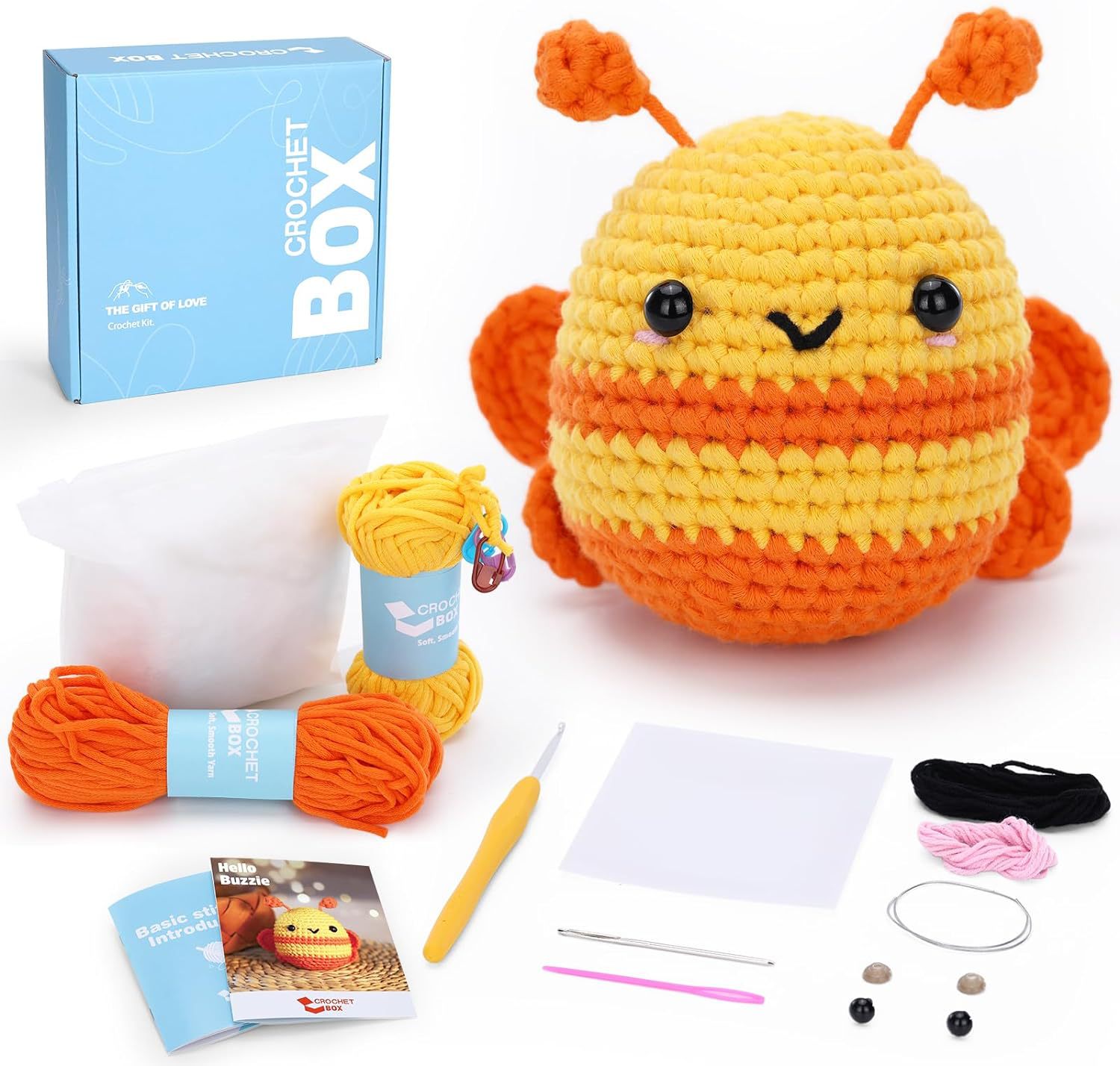 Wool Hand-woven Bee Animal Doll