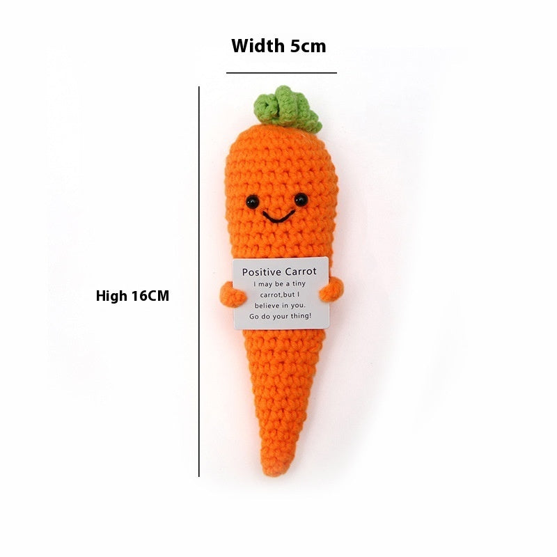 Wool Crocheted Positive Energy Potato Facial Expression Package Wool Fruit