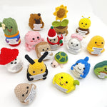 Wool Crocheted Positive Energy Potato Facial Expression Package Wool Fruit