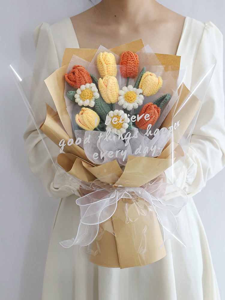 Net Red Ins Wind Knitted Wool Material Bag